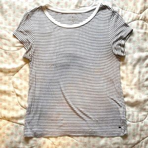 American Eagle Soft & Sexy T - ladies womens - striped - black and white